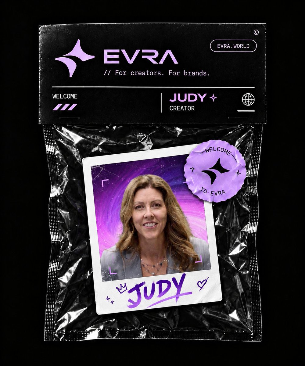 evraworld's tweet photo. Welcome @JudyGenXugc to EVRA🚀📷
#10 https://t.co/xluTrXqgUd