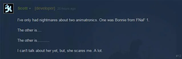 S4mnia's tweet photo. @Awesome74E60398 @Themimic21979 yeah but bonnie wasnt the ONLY one to give scott a nightmare :)) https://t.co/VkYPJ5SMGG