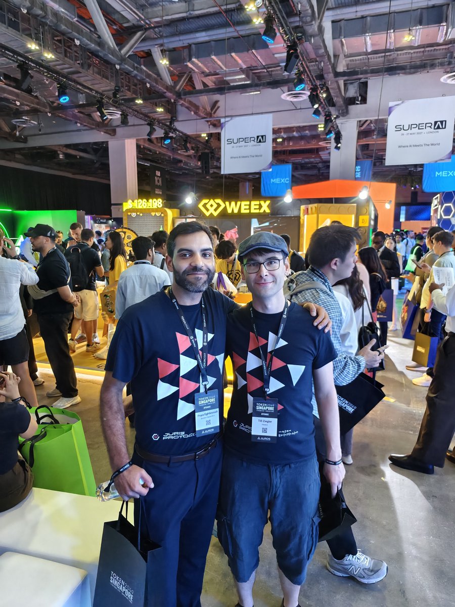 JurisProtocol's tweet photo. 🚨 TOKEN2049 SINGAPORE — WE’RE LIVE 🇸🇬
The Juris Protocol team is on the ground, and we’re bringing the conversation to X Spaces 👀
🎙️ $LUNC MEGA SPACE 🕒 Today at 3:30 PM (local time)📍 Singapore 🤝 Hosted by Juris Protocol & @LunaClassicNet.
BIG THANKS TO THE @WESOWorld
TEAM FOR SUPPORTING US IN ORGANIZATION & COORDINATION OF THE SPACE ❤️
@BleevesOfficial is covering the space on his YouTube channel simultaneously, make sure to tune in 💻
Join us as we unpack what’s happening across the ecosystem, connect with builders, and talk all things $JURIS, $LUNC, $LUNCPUMP & beyond.
Set your reminder. Bring your questions. Let’s make some noise. 🔥
#TOKEN2049 #Singapore #LUNC #JURIS #WESO #Crypto