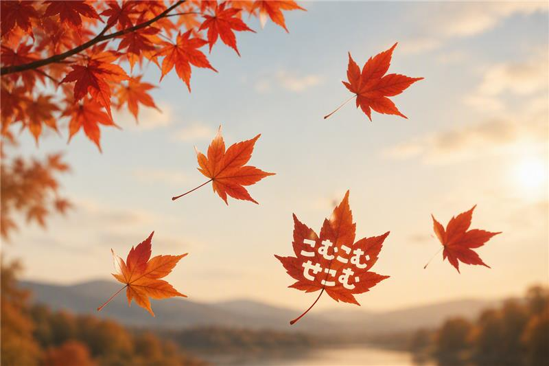 comcomsecom's tweet photo. こむこむせこむからも、秋をお知らせします…🍁 https://t.co/rVRhtowPAm