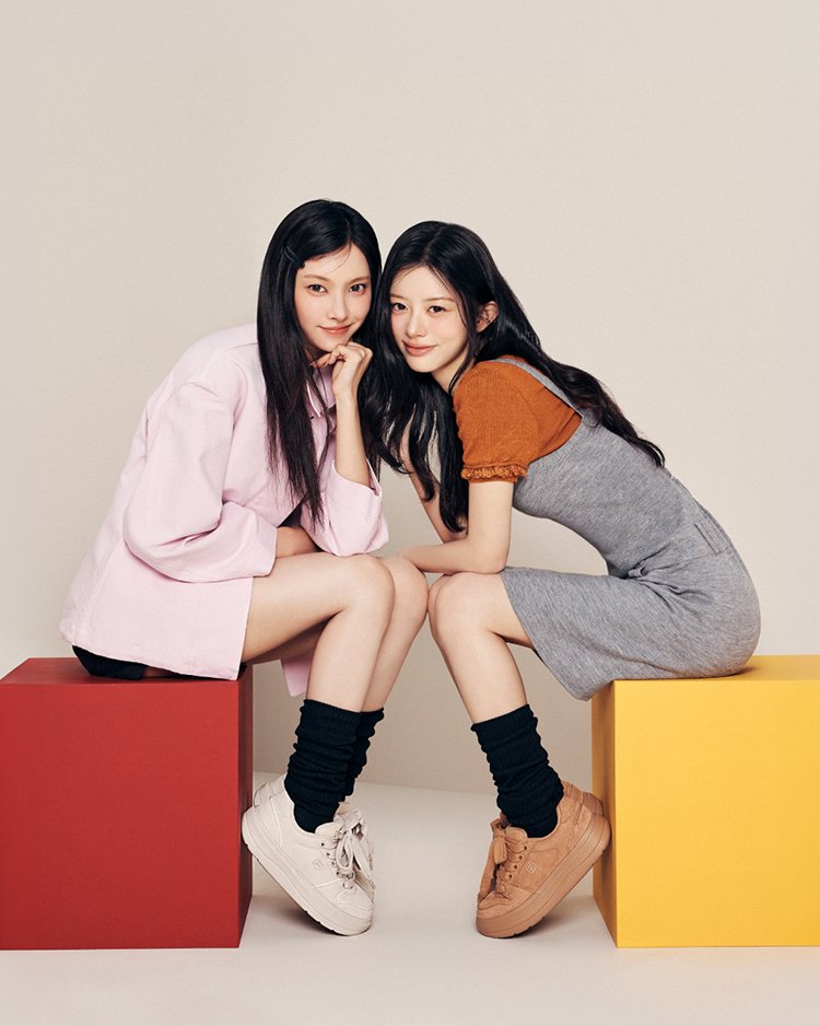 thebaseillit_'s tweet photo. YUNAH &amp; MINJU for FILA Japan. https://t.co/AwQsbPRQZM