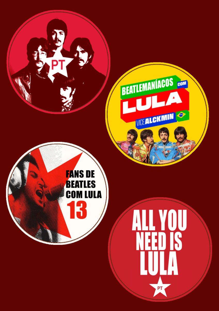 leticiaayangalt's tweet photo. ADESIVOS DOS BEATLES!!!! (🔗⤵️)

Beatlemaníacos com lula https://t.co/RhLTDp424r