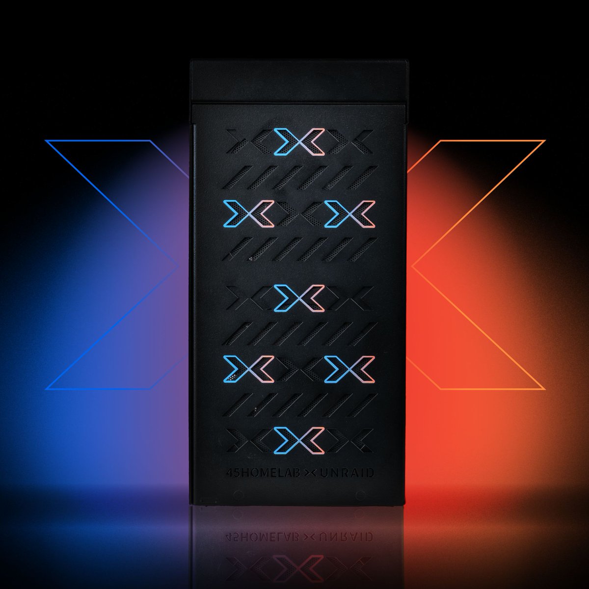 UnraidOfficial's tweet photo. Meet the X4 from 45HomeLab >< Unraid.

Four bays. Your media, files, and apps. A compact home server with Unraid pre-installed and the freedom to upgrade. No deposit needed, the X4 is officially available to order.

From $1,199 USD. Get yours: https://t.co/GryGpVuz5l https://t.co/1opznBsY0E