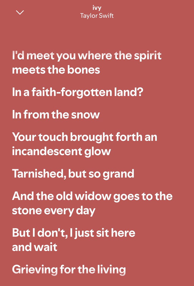 poetswifts's tweet photo. i couldnt choose just one part of ivy because actually the whole song is insane but these two actually explains everything you need to know about her songwriting i always end up in a chokehold with it https://t.co/40YEJI4YzQ