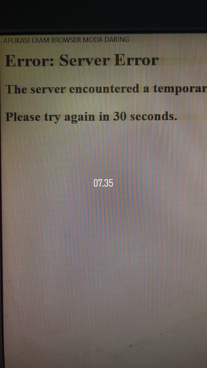 silpergold's tweet photo. Server error mulu dah https://t.co/pspJQyPQCd