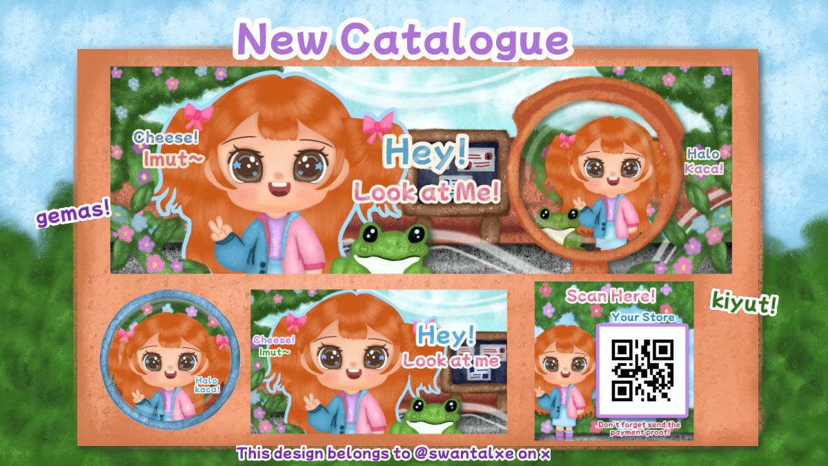swantalxe's tweet photo. 🎁FREE LAYOUT CHIBI BUNDLE🍓
Alooww guisyy, aku mau bagi² layout chibi biar toko kalian makin gemeeshh
☆Syaratnya rt+follow dan kasitau chibi mana yang paling disuka yaww
☆Leotnya jgn lupaa dipakee (udah seimut ini masa ga dipakee😾)
Free retext yaa
T. #zonauang #bealanja https://t.co/tvozfayRSO