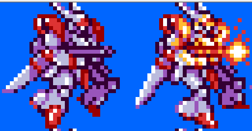 AncientGames_JP's tweet photo. 変更点としては、ショットを撃ち続けると徐々に威力が下がる(一瞬離せば回復)仕組みを入れたんですが、爽快感に欠けるのでやめちゃいました。細かい拘りポイントとしては、弾を撃つと時機が反射光を浴びてる表現があったりします😊 https://t.co/y7rmIpzE2c