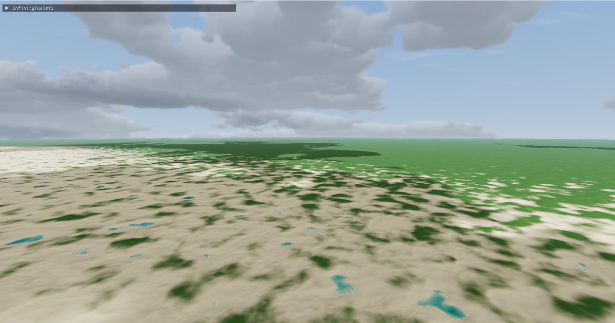 Infinity_Tools_'s tweet photo. Estoy haciendo mi propio video totalmente hecho con IA con mi propio motor grafico hecho en C++ y con Vulkan. 

Ahora he hecho las nubes, oceanos y terrenos, poco lo estoy mejorando, llevo 7 días de desarrollo. Es un mundo abierto procedural. 

Hecho en Opus 5.5 https://t.co/avBRQcLWZ0