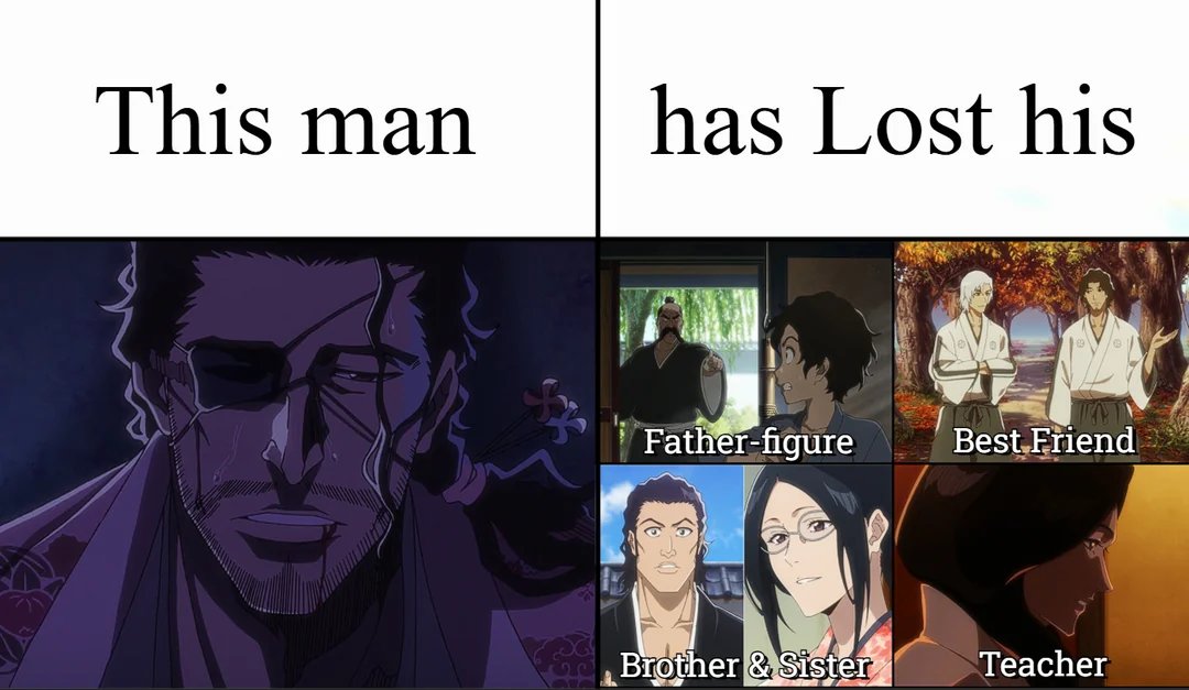 Retro_Bleach1's tweet photo. Nobody in Gotei understands the grief from a war and losing loved ones better than Shunsui... 💔 https://t.co/2cQyxnAQYE