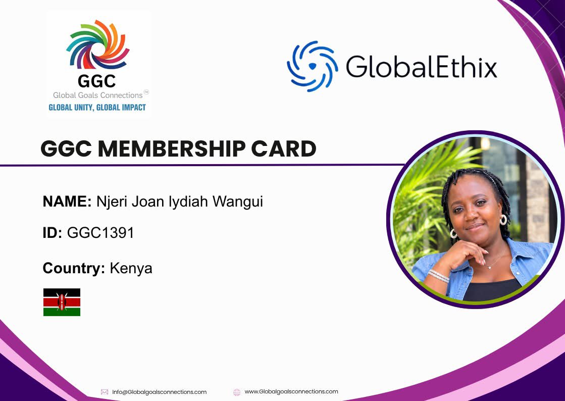 JNjeri254's tweet photo. Proud to officially join Global Goals Connections (GGC)🌍💜
Excited to connect, collaborate, and contribute to meaningful change as a changemaker from Kenya. 🇰🇪🌱
#GGC #SDGs #Changemaker #GlobalImpact https://t.co/IWW4aVWv7D