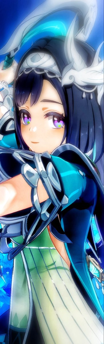 harinezumi_0420's tweet photo. 藍硯/青 #原神写真部 https://t.co/qVWw8CabhC