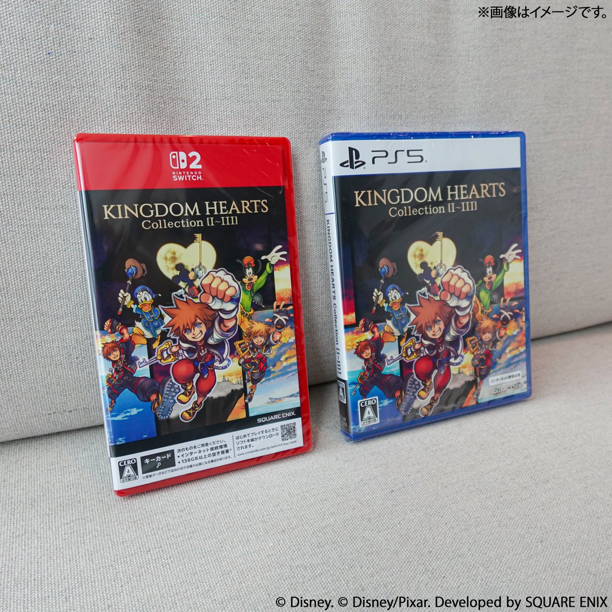 SQEX_eSTORE's tweet photo. 【本日発売】『キングダム ハーツ コレクション [I~III]』が発売！「キングダム ハーツ」シリーズの物語がまとめて楽しめます。e-STORE特典はオリジナルデジタル壁紙。購入特典は『KHIII』で使用できるキーブレードで、プラットフォームごとに内容が異なります。#KH
https://t.co/Qsdr3Fx8iv https://t.co/10k2C0LErK