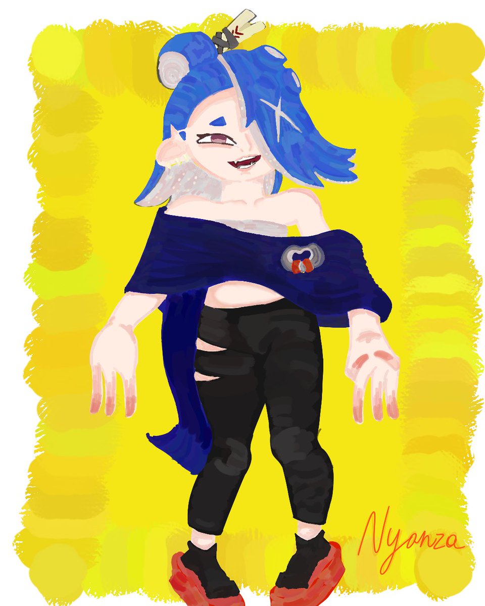 Nyanza650's tweet photo. #Splatoon https://t.co/h395SwaBUU