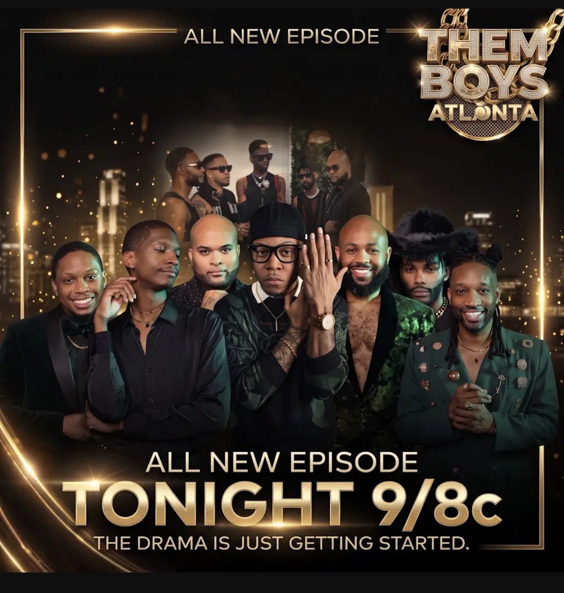 itsRahWay's tweet photo. DOUBLE THE DRAMA, DOUBLE
THE TEA! Get ready, because we're
serving up BOTH PARTS of tonight's epic special, and the Boys are holding absolutely nothing back!
Part 1 &amp; Part 2 are packed with
moments you will be talking about ALL WEEK! #themboysatl #realitytv https://t.co/hrtuqQjF4y