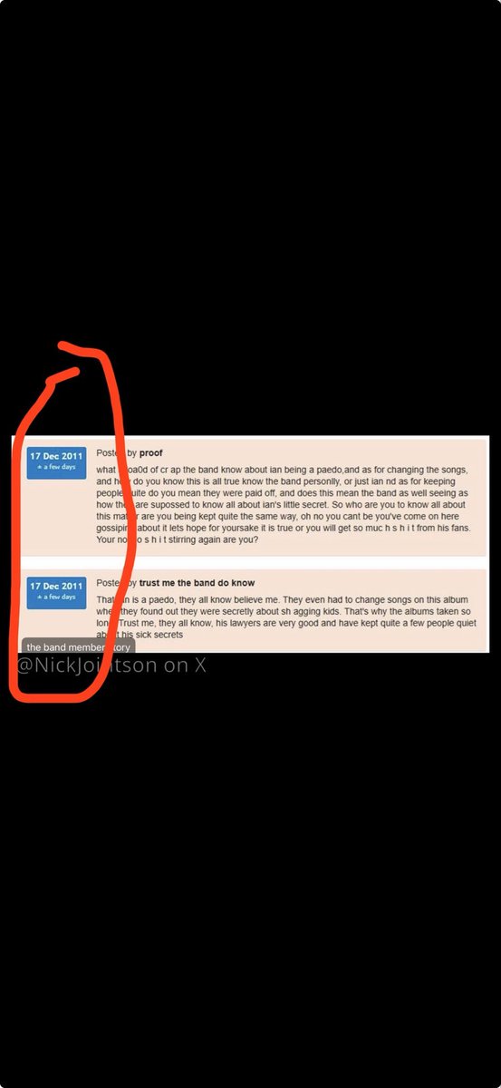 Sigm662acoumt's tweet photo. @NickJointson @shinjukutheif1 If she warned the band in 2011, why was Jo so friendly to Jamie in April 2012 (even adding an "x")? Why didn't she use the opportunity to speak with Jamie? The timeline and tone just don't add up. https://t.co/FP0kz8NkM3