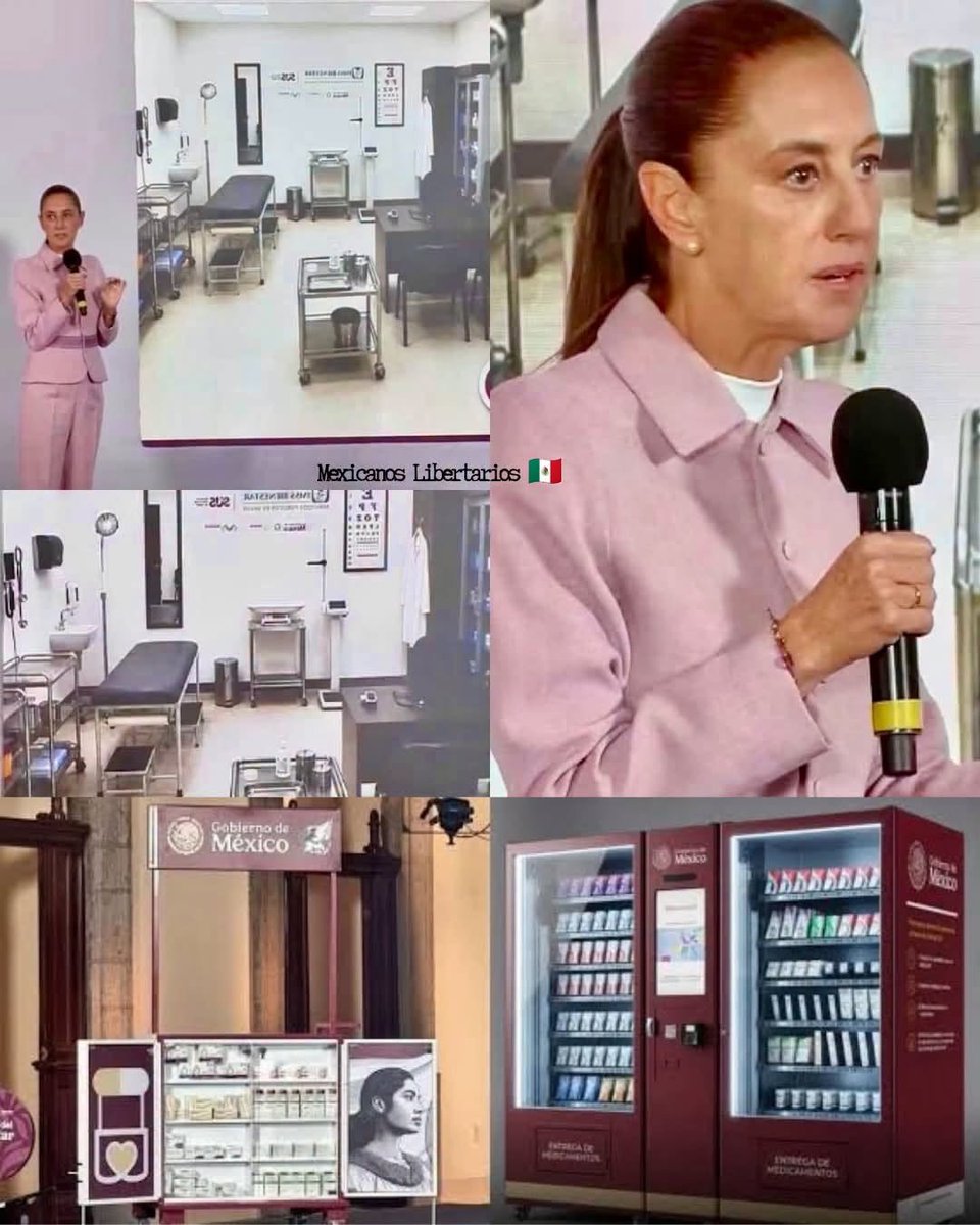 GARCIPAVON's tweet photo. 🚩 Pondrá consultorios tipo Simi. Puras ocurrencias con la doctora. Ya no lo dejen hacer inventos del estilo de la termodinámica de las estufas de leña. El Seguro Popular funcionaba bien, atendía especialidades y el fideicomiso que desapareció garantizaba atención médica por 10 años.
✍️  Mexicanos Libertarios