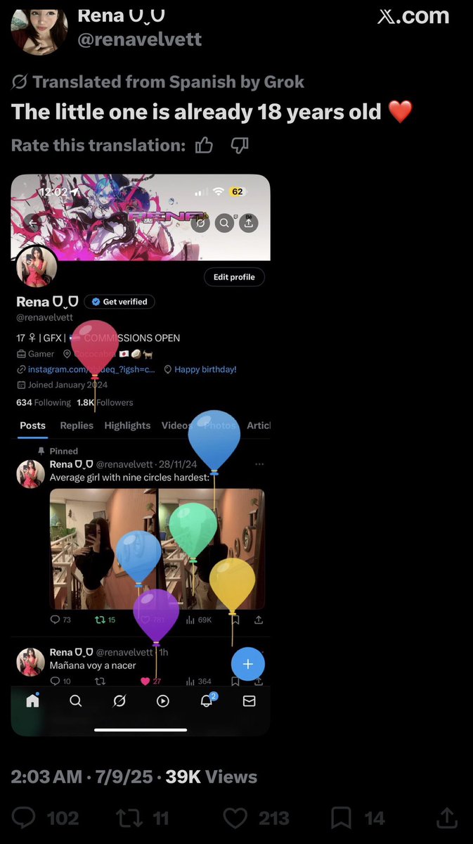 advygroyper192's tweet photo. 🚨 EXPOSING @DasherDoggie (Verifier of Grief) dating a 17 year old at 20 years of age
She first posts this photo claiming she is 18 on 2025 then she posts her birthday on 2026 yet she is still somehow 18??? The fuck is up with you Doggie???? https://t.co/N98LmNPhd0
