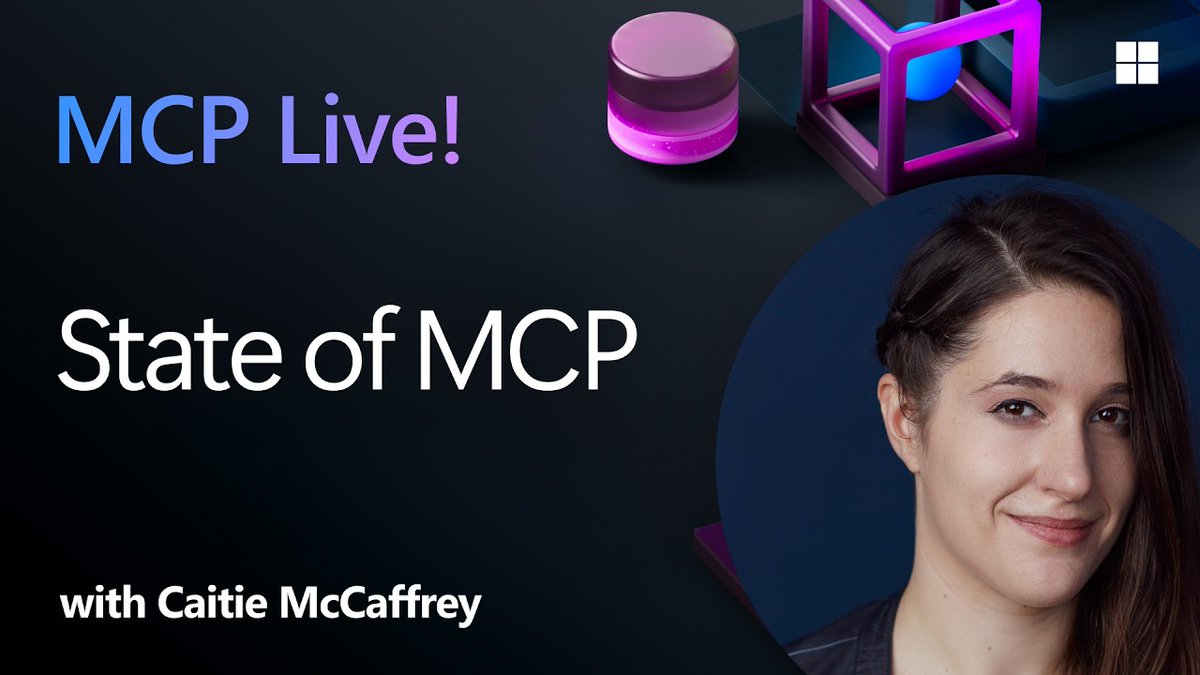 AzureDevOps's tweet photo. Let's take a look at the state of MCP and the major changes introduced in the latest specification release. In this video, we learn about the protocols updated roadmap and emerging protocol priorities, including (cont) https://t.co/nNSoQSNbUz https://t.co/IgMn6OCv9R