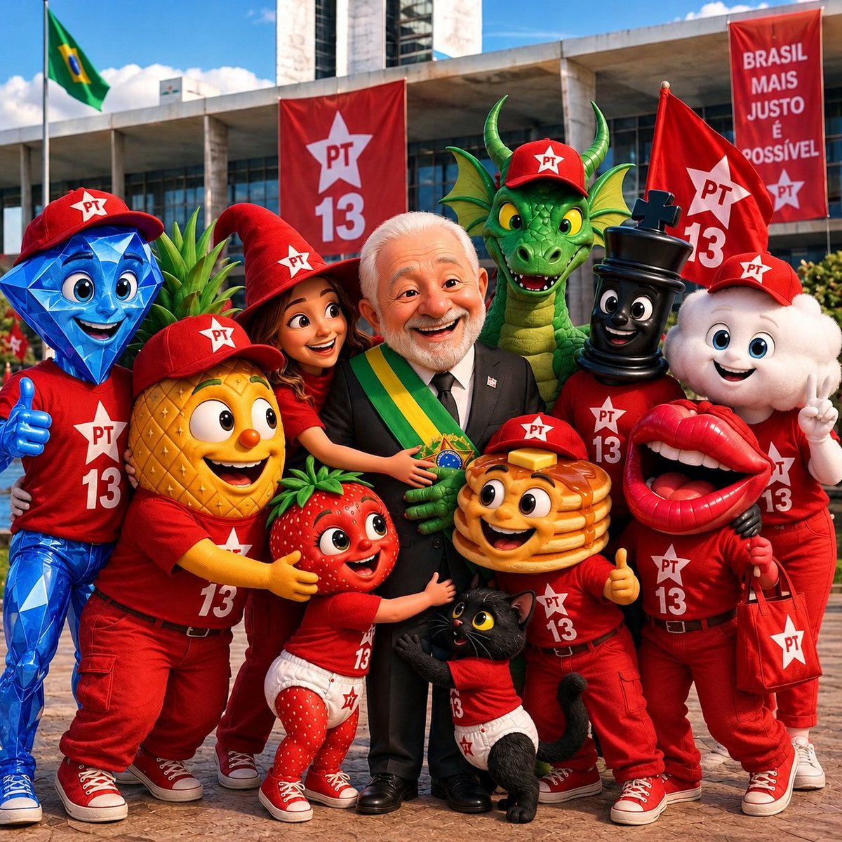 esseeoponto's tweet photo. @LulaOficial BORA!
JUNTOS PELA DEMOCRACIA 🇧🇷⭐

NÃO FALTEM NO SEGUNDO TURNO
PATRIOTAS PELO BRASIL
#FandomsComLula #MilenersComLula #TimeMilena #BBB26 @LulaOficial @lulacervo #VOTE13 #Eleições2026 https://t.co/qk5ZlPRxA2