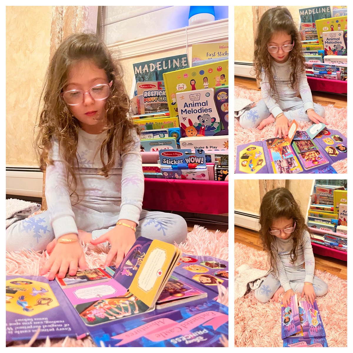 D31BeeHiveSI's tweet photo. Bedtime is extra special with the magic and adventures of stories! ✨🎈🪄🌈 #neverstopreadingchallenge⭐️ #bedtimestoriesarethebest📚 #d31isthebest💛🌻 @djacobsen920 @AP_JelaniMiller @DocPalton @CSD31SI @NYCSchools https://t.co/lnfBBTDdIe
