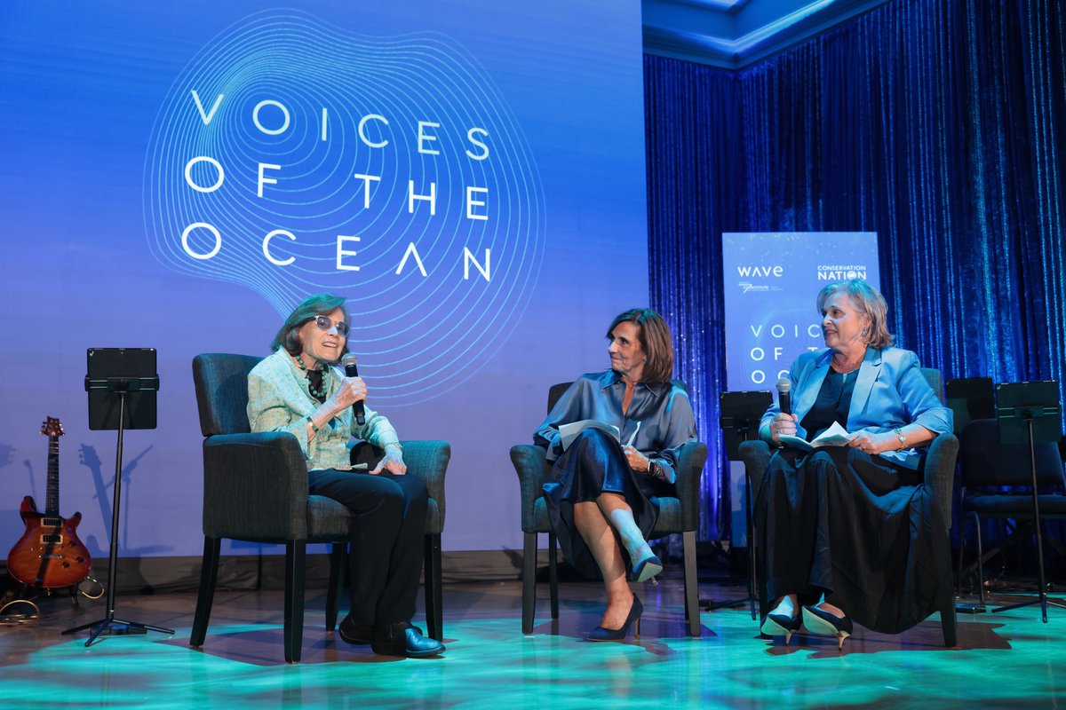 SaudiEmbassyUSA's tweet photo. 🌊 A historic moment for ocean conservation!

HRH Ambassador @rbalsaud, Founder of Wave, opened the Voices of the Ocean event at the Library of Congress in Washington, D.C., bringing together over 300 leaders, scientists, and innovators.

Co-hosted by Wave and Conservation Nation, the event marked a milestone with the presentation of an unprecedented collection of fish sound recordings to the Library of Congress, advancing marine research and ocean conservation for future generations. 🌊🇸🇦🇺🇸