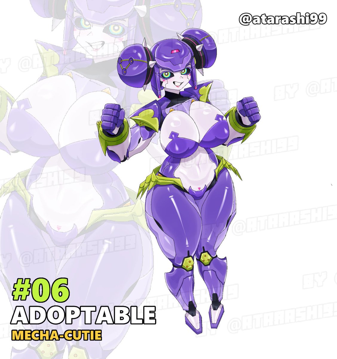 Atarashi99's tweet photo. ADOPT#06 -MECHA CUTIE-
SB: $20 MB:1
You can bid on site or in the comments below
Retweets are appreciated!!
#adoptable #commission #oc #OpenAdopt #ych https://t.co/URR7sEQ7xa