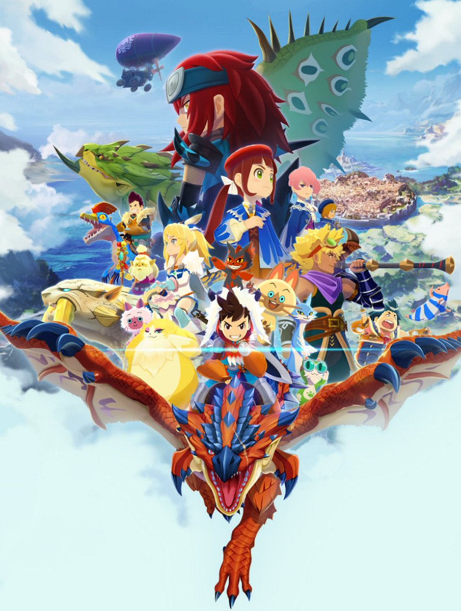 capcom_official's tweet photo. 10月8日は『モンスターハンター ストーリーズ』(2016年/3DS)の発売日です！ https://t.co/qk3IWoSFy8