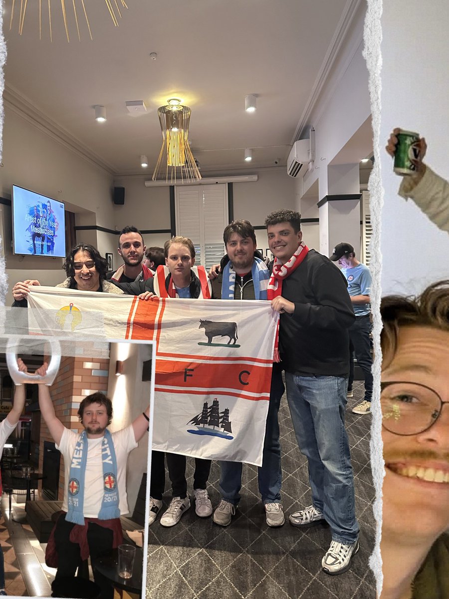 TheCityLoop's tweet photo. Just a group of mates from the South End. 

We can’t wait to get started….Up The Heart 🩵❤️🤍 https://t.co/99x2NNigOk