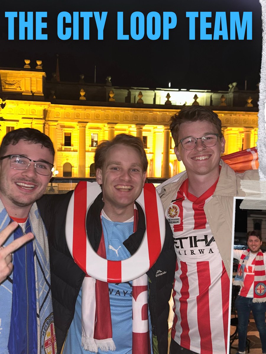 TheCityLoop's tweet photo. Just a group of mates from the South End. 

We can’t wait to get started….Up The Heart 🩵❤️🤍 https://t.co/99x2NNigOk