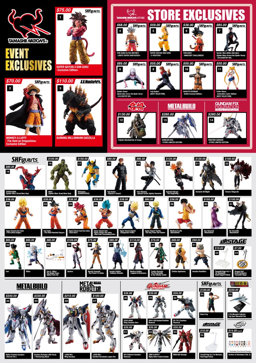 TamashiiNations's tweet photo. Are you headed to NYCC tomorrow? Check out our menu board and see what's available at the booth!

Booth 2417

#tamashiinations #nycc2026 https://t.co/MdPr3xxWPo