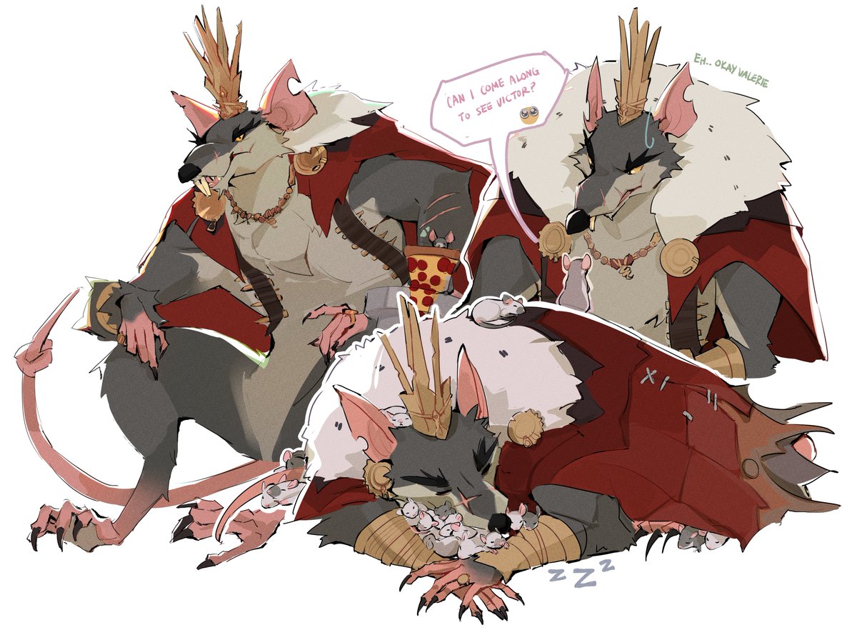 floaromaa's tweet photo. rats #deadlock https://t.co/x2fFRTVrJt