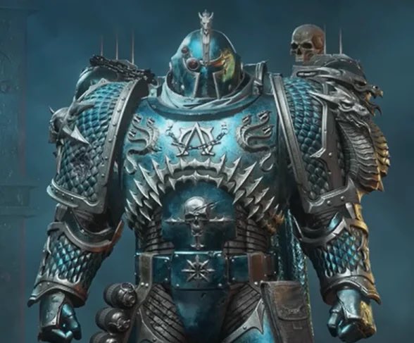 FlannelMan25's tweet photo. @Revenant300 @SonOfVascor Is that so?

Let me introduce you to my friend Alpharius with his signature style of smg to the cranium and melta bomb https://t.co/RTu0MdgA2W