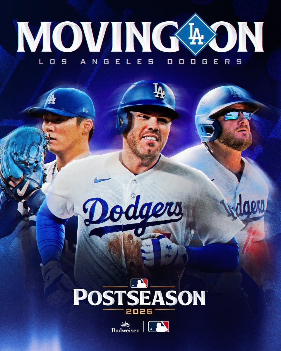 The @​Dodgers are NLCS bound for the third straight year! #CLINCHED

(MLB x @​BudweiserUSA) 
 [📷](https://pbs.twimg.com/media/HUEeppNWkAAP4Aq.jpg) https://pbs.