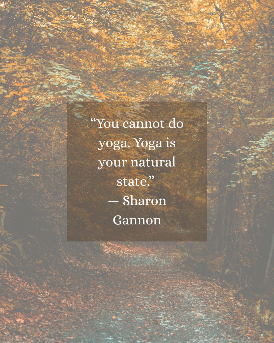 slightlybuddha's tweet photo. “You cannot do yoga. Yoga is your natural state.” — Sharon Gannon
#slightlybuddha #yogaquotes #wellness #mindfulbody https://t.co/HF5833Uov0