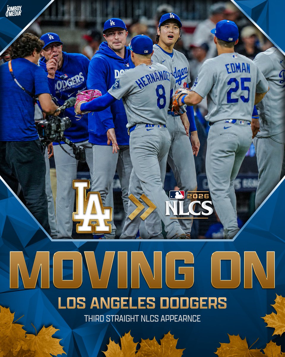 TalkinBaseball_'s tweet photo. Dodgers are headed to the NLCS for the 11th time in the last 19 seasons https://t.co/VCuW9oS946