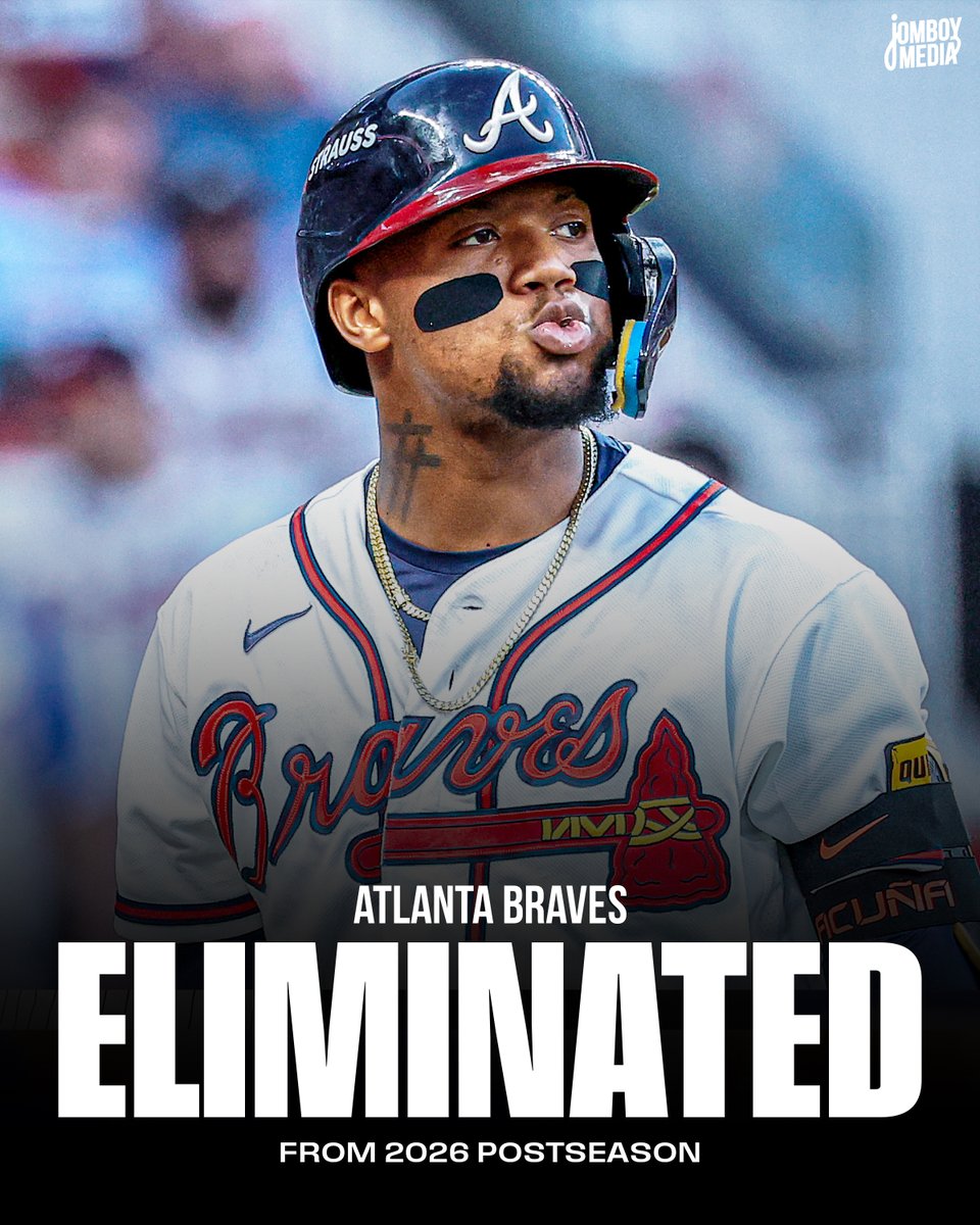 TalkinBaseball_'s tweet photo. The Braves season is over https://t.co/sIU1FdW8sp