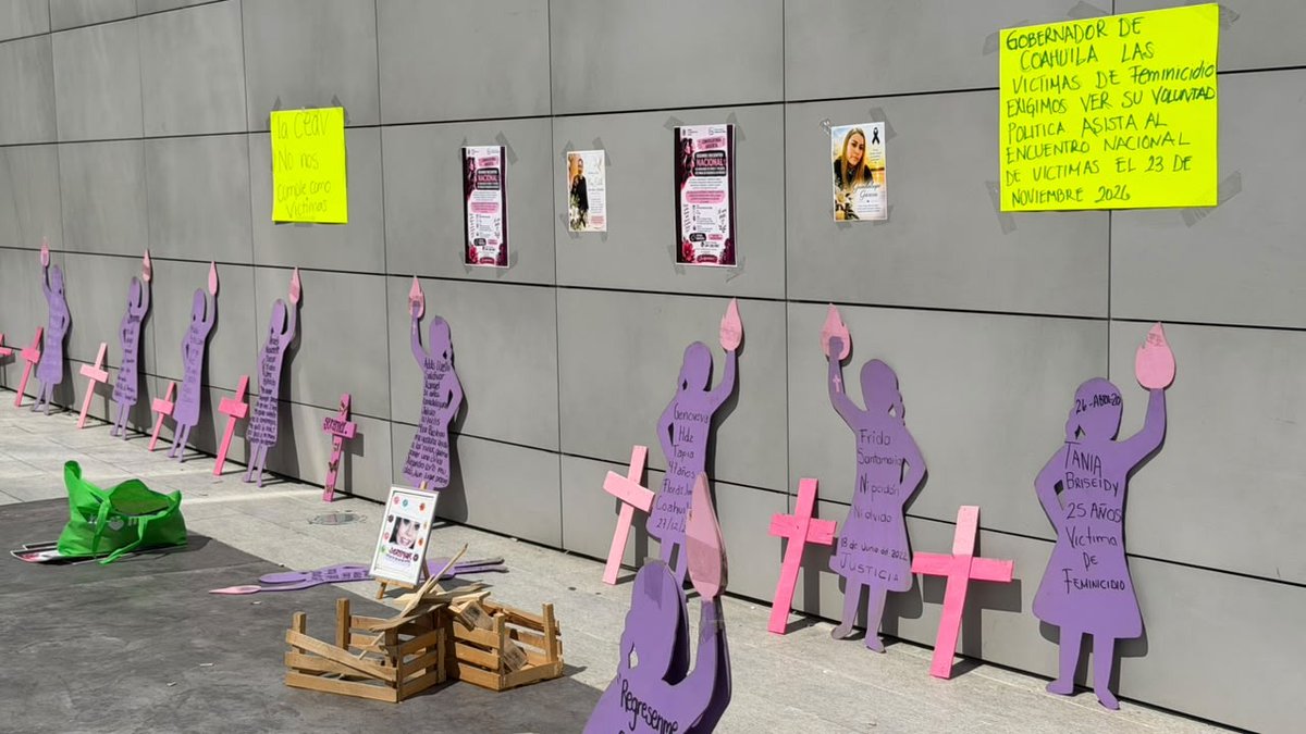 coahuilense_el's tweet photo. Familiares de las víctimas de feminicidio impulsarán un amparo federal colectivo por la falta de un protocolo de respuesta inmediato.
Lee aquí 👇
🔗https://t.co/jxZ0UxzGuW https://t.co/x056myy8hI