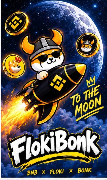 FlokiBonkBNB's tweet photo. $flokibonk to the Moon 🚀 https://t.co/SvGXAOGpSH
