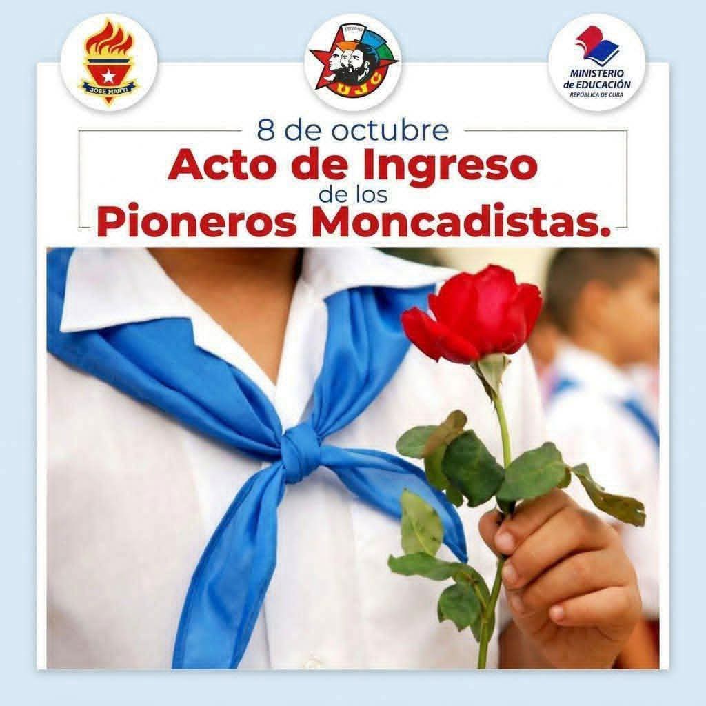 YamileRamosCord's tweet photo. Mañana será un día de sonrisas y alegrías en todos los colectivos pioneriles con la entrega de la pañoleta a los pioneros de primer grado. #UnidosXCuba #PinardelRío https://t.co/qmPxpCJiER