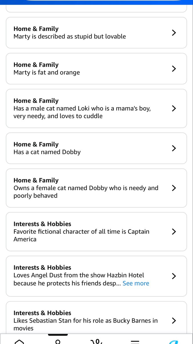AshLudgate's tweet photo. okay but i am not laughing because why would it know these explicit details about my cats if not for alexa listening and collecting data of what we’re saying?? https://t.co/sgKX5Ddm6c