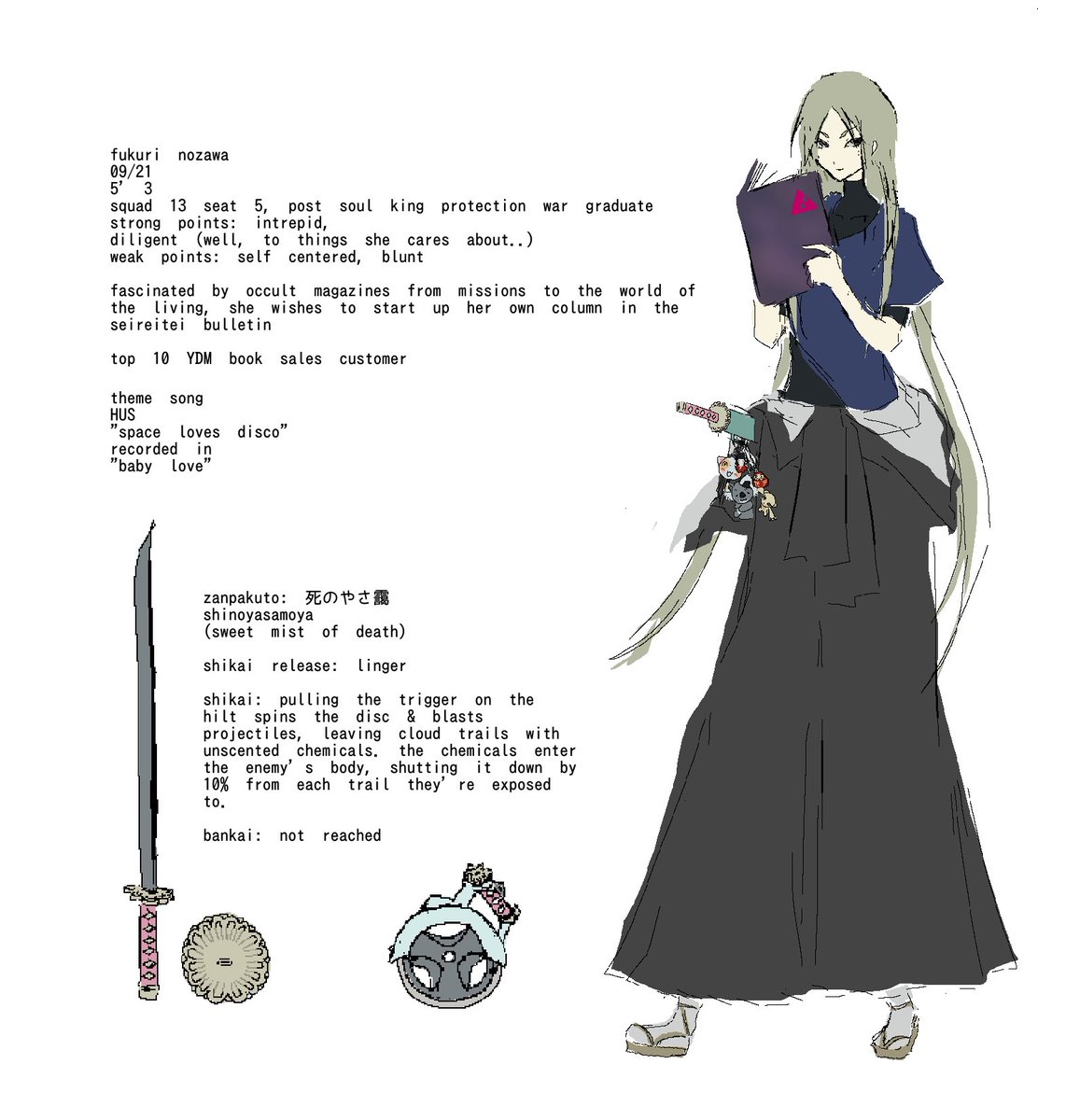 daitenkai's tweet photo. bleach twitter lowkey scares me so im throwing these ocs into the void https://t.co/GBVCyWxoyd