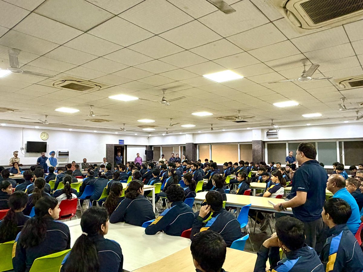 LtGovDelhi's tweet photo. An energising interaction with the young athletes of Delhi Sports School, under the Delhi Sports University, along with their coaches and teachers.

Their passion, discipline and determination to excel are truly encouraging.

India’s stellar Asian Games performance has shown that the highest sporting honours are within our reach.

Our focus must be to make Delhi Sports School a nursery of talent and cradle of champions-building grit, excellence and the confidence to dream big.

Nurturing champions from the grassroots for a fitter, stronger #ViksitDilli. 🇮🇳