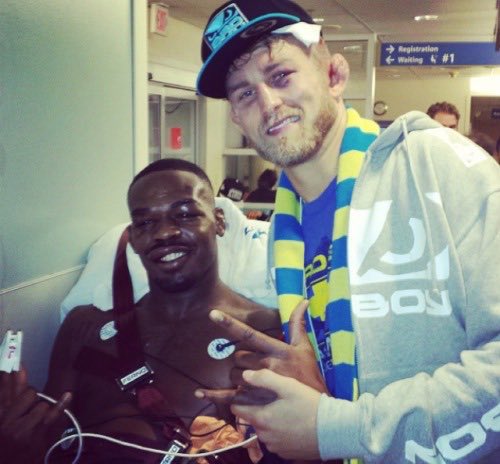 Pugnuggz's tweet photo. @JonnyBones Maybe you’re mad at the wrong white guy it was Gustavson who pulverized your face not Colby. https://t.co/HguNQyQ419