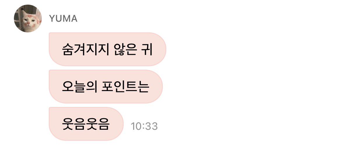 ymski27's tweet photo. 유마 비니로 꾸물꾸물 귀 만들고 거울샷찍은담에 포인트라고 디엠보낸거 진짜 이 모든게 너무 십졸귀의 행보라서 뽱터짐 넌 진짜 너무너무너무 귀엽고 따랑스러운 아이 😁😁😁 https://t.co/GEiDWhkF75