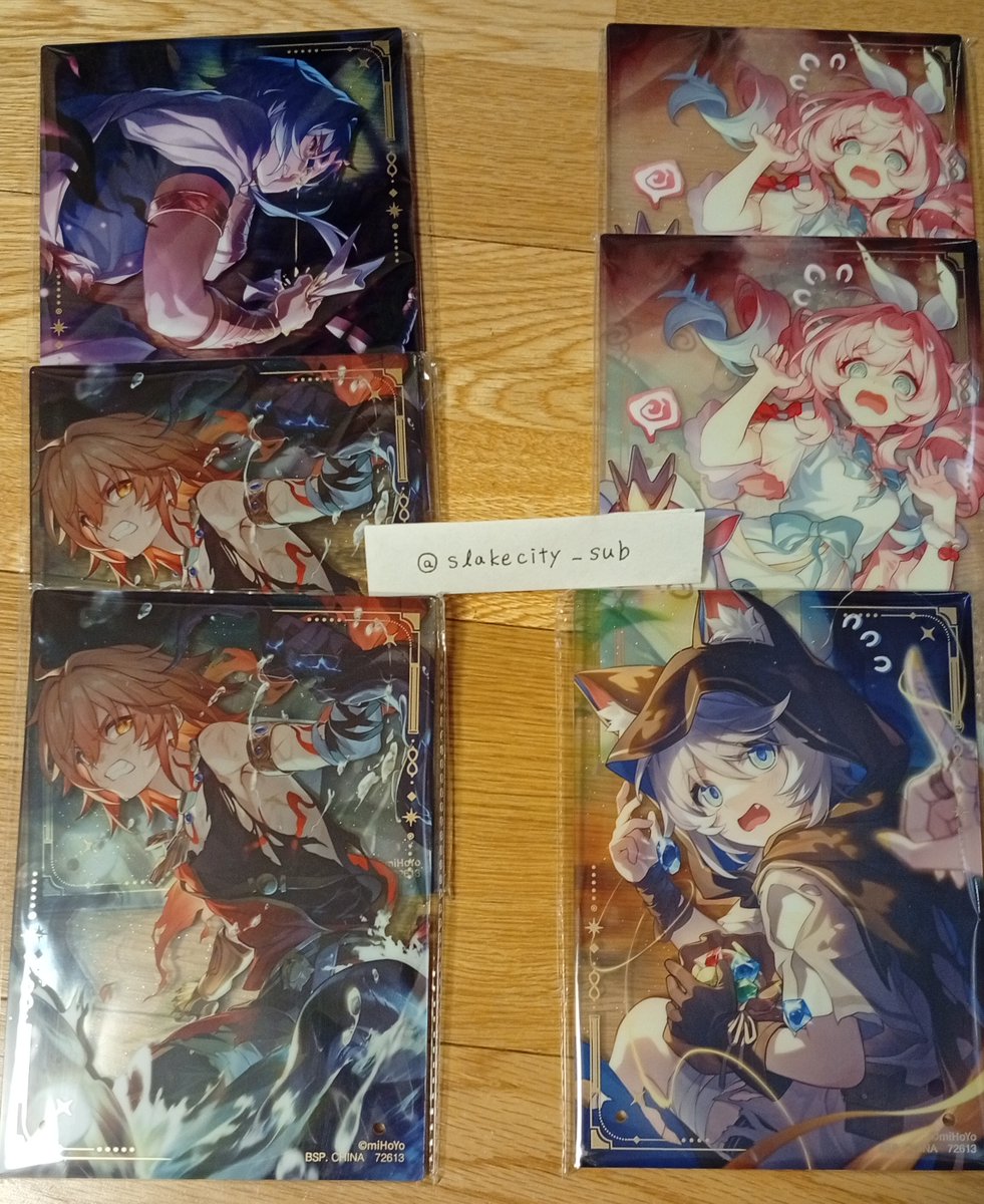 slakecity_sub's tweet photo. 【交換】崩壊:スターレイル スタレ 一番くじ

譲)
D賞：アナイクス、モーディス、ヒアンシー、サフェル
F賞：アグライア、キャストリス、ファイノン、セイレンス
G賞：モーディス、キャストリス、ヒアンシー、ファイノン、サフェル、長夜月

求1)
D賞：ファイノン
→ https://t.co/HpsW6oSvRo
