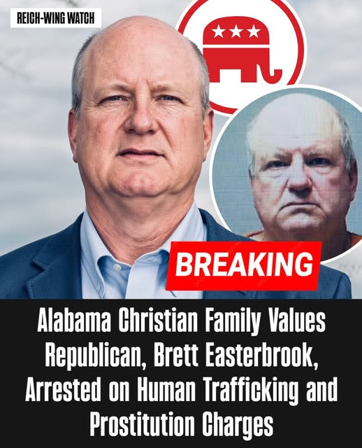 OldManLefty1's tweet photo. State Rep. Brett Easterbrook (R-Fruitdale) was arrested Friday in Escambia County and charged with first-degree human trafficking. https://t.co/3VBKzzko9B https://t.co/C53nL2QpSa