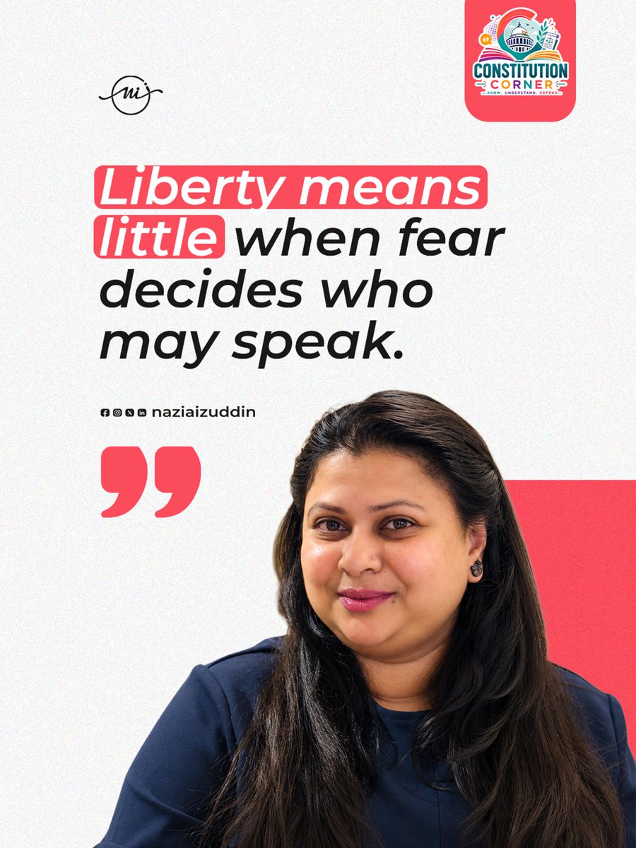 naziaizuddin's tweet photo. #ConstitutionCorner #NaziaIzuddin #KnowYourConstitution #ConstitutionalValues #IndianDemocracy https://t.co/gunN3LgCdQ