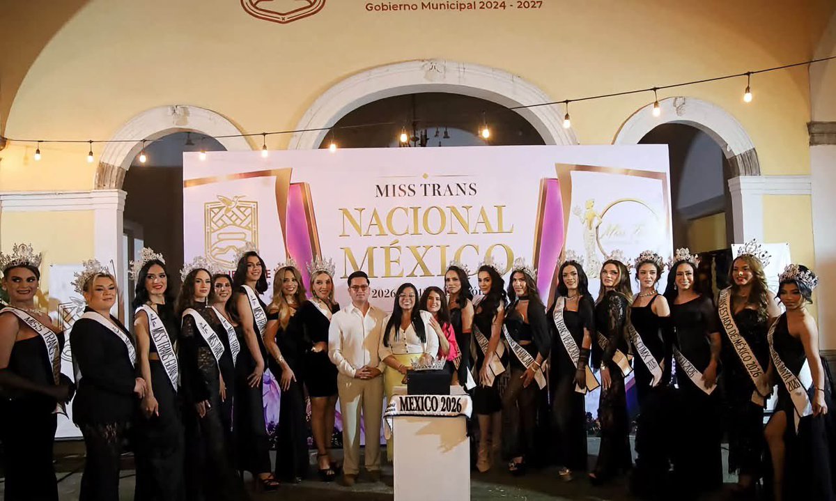 Cocoortiz2001's tweet photo. Anoche acompañamos, junto a la Subdirección de Diversidad Sexual, la bienvenida a las participantes de Miss Trans Nacional México 2026. ✨

Gracias a nuestra Presidenta Laura Imelda Pérez Segura por el respaldo a este importante evento en La Ciudad de la Esperanza. 💜 https://t.co/2gaDqDSttQ