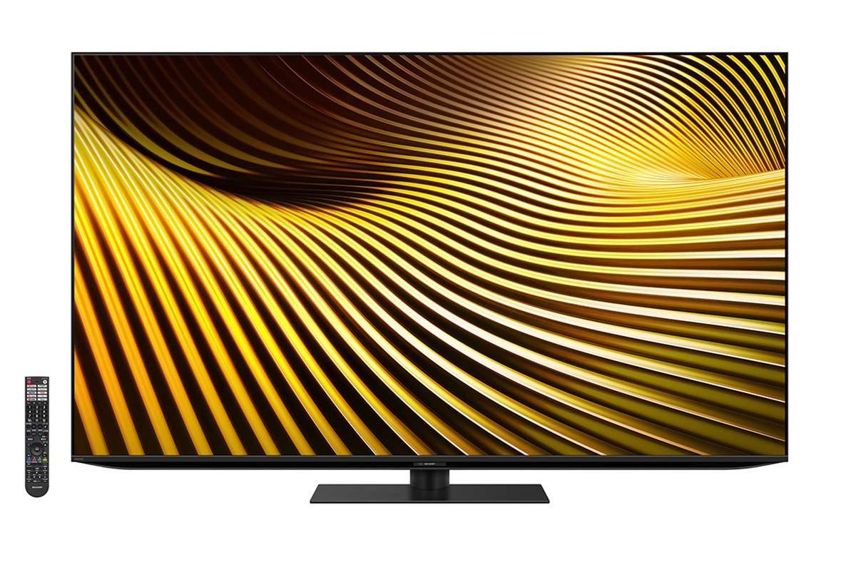 phileweb's tweet photo. シャープ、4K Mini LED液晶テレビのスタンダード機“AQUOS 4K”「X5A」。フラグシップと同じ映像エンジン搭載 #液晶テレビ #SHARP https://t.co/yXmoNJ95nL https://t.co/JA4VQnXflp