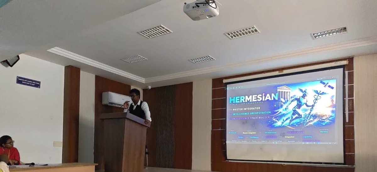 AVSECautonomous's tweet photo. Workshop on Hermesian – A Grand Success! 🌟

The Department of Information Technology, AVS Engineering College, sincerely thanks everyone who contributed to the success of the Workshop on Hermesian held on 07.10.2026 https://t.co/XyeJn2CQDC